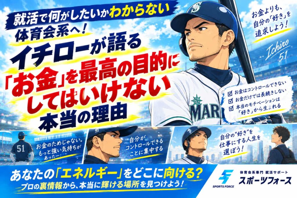 就活で何がしたいかわからない体育会系へ！仕事選びの本質解説