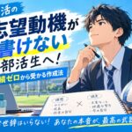 就活の志望動機が書けない部活生へ！実績ゼロから受かる作成法