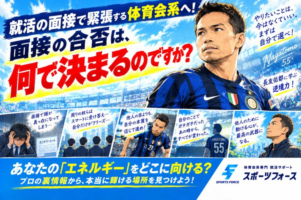 就活の面接で緊張する体育会系へ！フリーズを脱出する準備のコツ